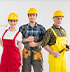 Handwerker bei der Arbeit