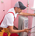 Handwerker bei der Arbeit